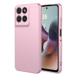 SKALO Motorola Moto G56 5G Ultratyndt TPU Cover - Pink