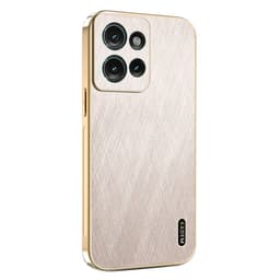 SKALO Motorola Moto G86 Power 5G KADEM Guldkant Cover - Guld