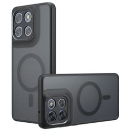 SKALO Motorola Moto G86 Power 5G Skin-touch Hybrid Suojakuori - Musta
