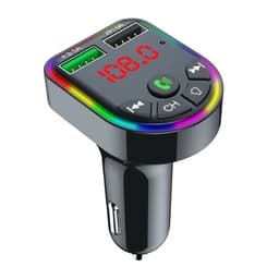 FM-lähetin Bluetoothilla ja 2 x USB-latausportti 3.1/1.0 A