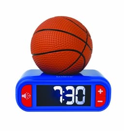 Lexibook Digital väckarklocka med 3D basket nattljus och ljudeffekter - (RL800BA)