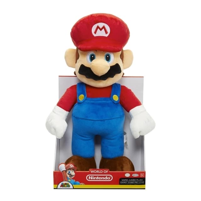 JAKKS Pacific Super Mario Plush Jumbo Mario
