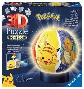 Ravensburger 3D Pokémon nattlampa 72p - (10311547)