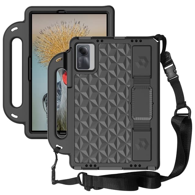 SKALO Xiaomi Redmi Pad 2 Rhombus handtag/ställ Skal - Svart