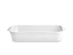 Pillivuyt Plissé Dish deep 35 x 19 x 6 cm White