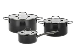 Pillivuyt Gourmet Grytesett m/lokk Black