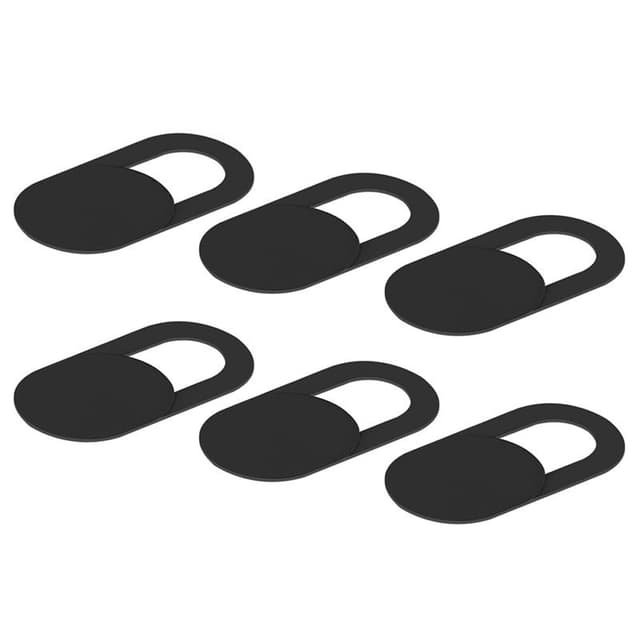 Cadorabo Universal Webcam Cover Camera Slider 6-pack