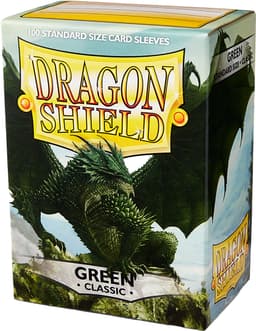 Dragon Shield Classic sleeves (grön, 100 st.)