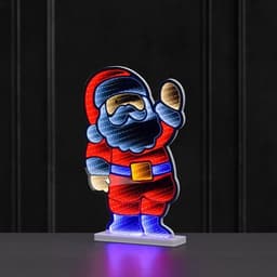 Lysdekoration Spejllys Julemand