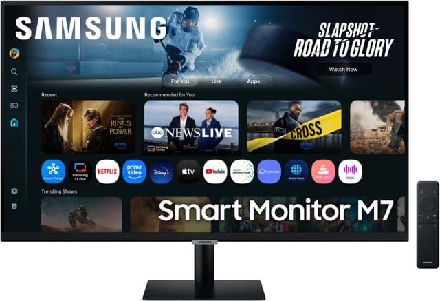 Samsung Smart M7 32" UHD/VA/60Hz/5ms/SM/65W monitor (svart)