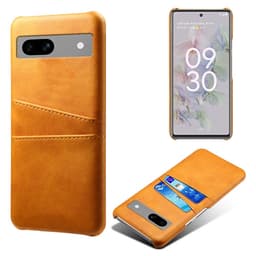 SKALO Google Pixel 7a PU-nahkainen Korttikotelo - Vaaleanruskea
