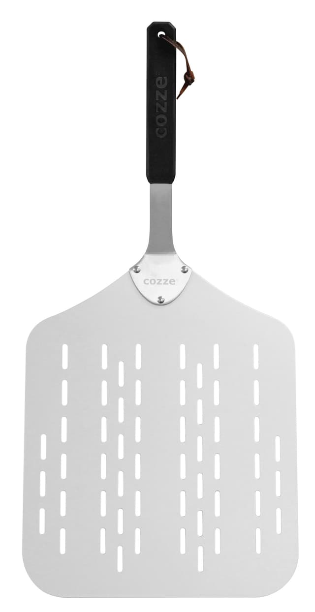 Cozzeletvægtspizzaspade i aluminium med huller, 60×28×28 cm