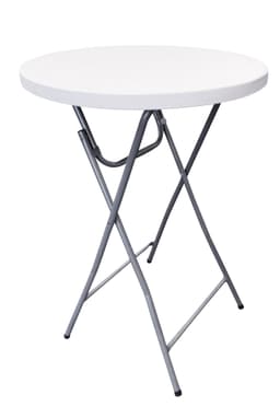Enjoy>it® fällbart barbord Ø 81×110 cm vit/grå