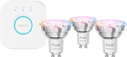 Philips Hue Essentials LED-lampa 3W GU10 (3-pack)
