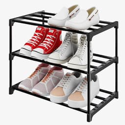 Skostativ for Entré, Metall Skooppbevaring model 2