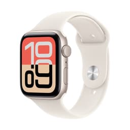 Apple Watch SE 3 44mm GPS (tähtivalk alum./tähtivalk urheiluran.) M/L