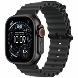 Apple Watch Ultra 3 49mm (Sort Titanium/Sort Ocean Band)