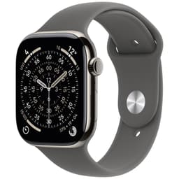 Apple Watch S11 46mm CEL (Natural Titanium/Stone Gray Sport Band) S/M