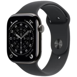 Apple Watch S11 46mm CEL (Slate Titanium/Black Sport Band) M/L
