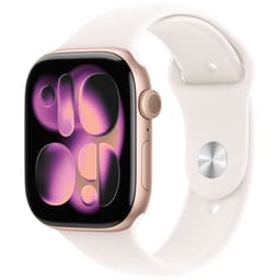 Apple Watch S11 46mm CEL (ruusukulta alum./Light Blue Sport Band) S/M