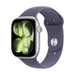 Apple Watch S11 46mm GPS (Silver Aluminium/Purple Fog Sport Band) S/M