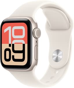 Apple Watch SE 3 40mm CEL (Silver Aluminium/Stjerneskær Sport Band) S/M