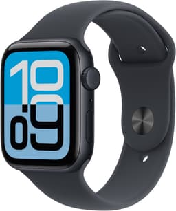 Apple Watch SE 3 44mm GPS (keskiyö alumiini/keskiyö urheiluran.) M/L