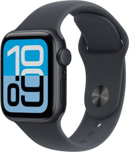 Apple Watch SE 3 40mm CEL (keskiyö alumiini/keskiyö urheiluran.) S/M
