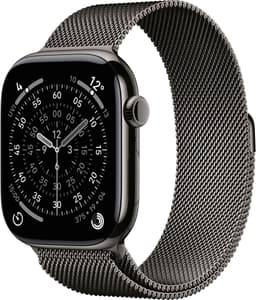 Apple Watch S11 46mm CEL (Skifer Titanium/Slate Milanese Loop) M/L