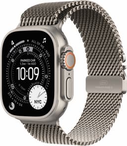 Apple Watch Ultra 3 49mm (Naturaligt Titanium/Naturaligt Titanium Mil. Loop) S