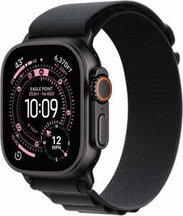 Apple Watch Ultra 3 49mm (musta titaani/musta Alpine ranneke) M