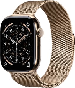 Apple Watch S11 46mm CEL (kultatitaani/kult. milanolaisranneke) S/M
