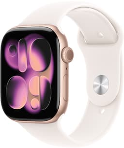 Apple Watch S11 46mm CEL (ruusukulta alum./Light Blue Sport Band) S/M
