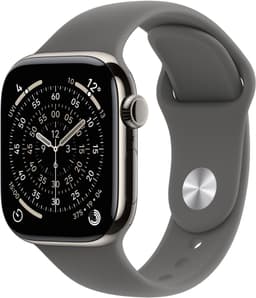 Apple Watch S11 42mm CEL (Natural Titanium/Stone Gray Sport Band) S/M