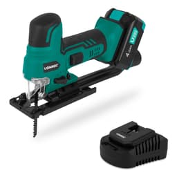 VONROC Stiksav 20V - Ergonomisk greb | Præcis og kraftfuld | Inkl. 4.0Ah akku og oplader