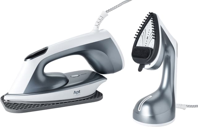 Apt 2-i-1 handhållen Steamer och strykjärn (grått)