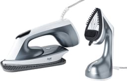 Apt 2-i-1 handhållen Steamer och strykjärn (grått)