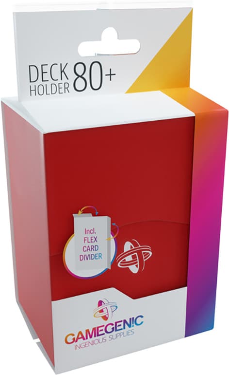 GameGenic 80+ deck box (röd)