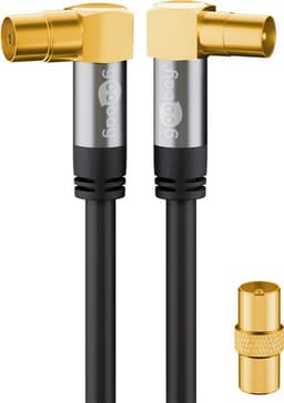TV-antennekabel (135 dB), 4x skærmet