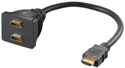 HDMI â„¢ kabeladapter, gullbelagt