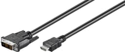 DVI-D/HDMI-kabel, forniklet