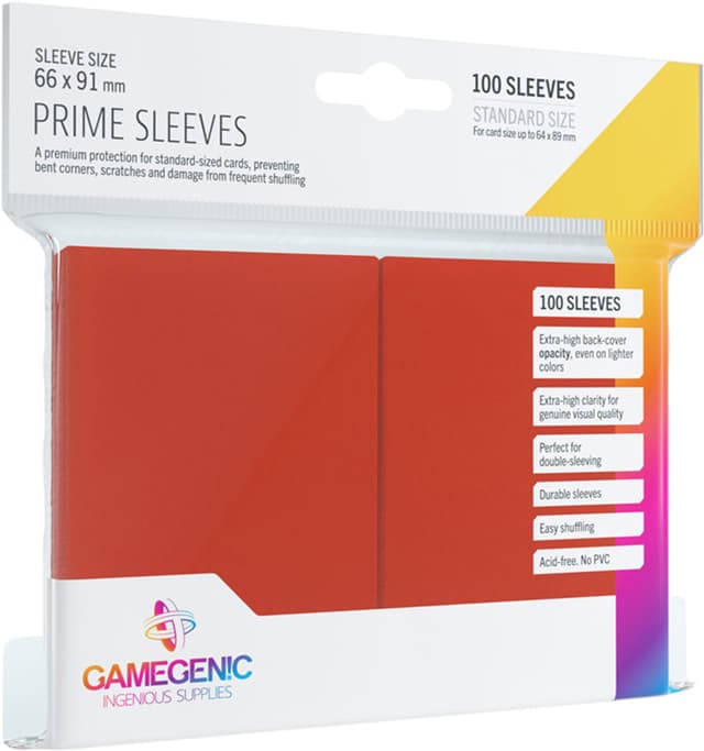 GameGenic Prime sleeves (röd)