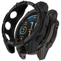 Tactix 8 Sort TPU Beskyttelsesetui til Garmin 51mm Solar Sort