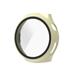 KPEP Smart Watch-deksel med skjermbeskytter i herdet glass - PC Hard Cover Hvit