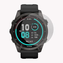 Skjermbeskytter i herdet glass for Garmin Fenix 7X (2-pakning)