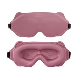 3D-muotoiltu pimennysunimaski matkustamiseen ja lepoon Vaaleanpunainen