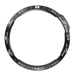 Tyylikäs musta kehysosa Garmin Fenix 6X -sarjalle
