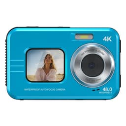 4K Vandtæt Digitalkamera med 32GB TF-kort - Perfekt til Eventyr og Familiebrug Blå