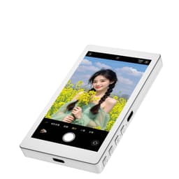 Trådløs og kablet magnetisk skjermspeilingsenhet for selfie/livestreaming Hvit