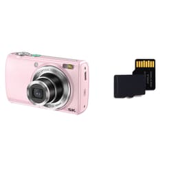 Fang hver detalj med det digitale kameraet med 5X optisk zoom Rosa